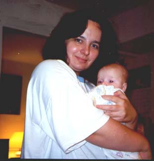 ELizabeth with mommy